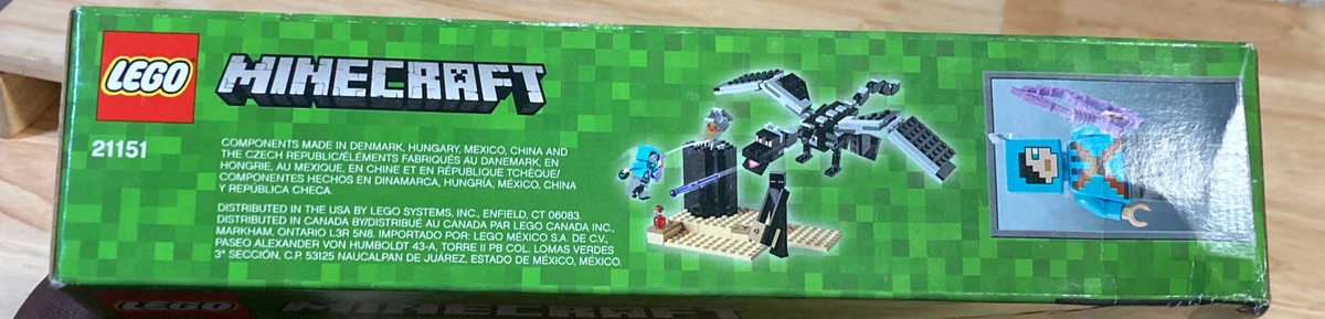 NEW LEGO Minecraft 21151 The End Battle Ender Dragon Factory Sealed Damaged  Box