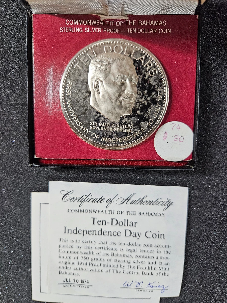 Franklin Mint 1974 Uncertified Silver Bullion Coins for sale | eBay