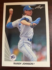 1990 Leaf #483 Randy Johnson Seattle Mariners HOF