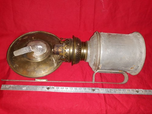 Lampe a Pétrole ou a alcool a réflecteur en Métal Bobeche N°731/52 - Foto 9 di 9
