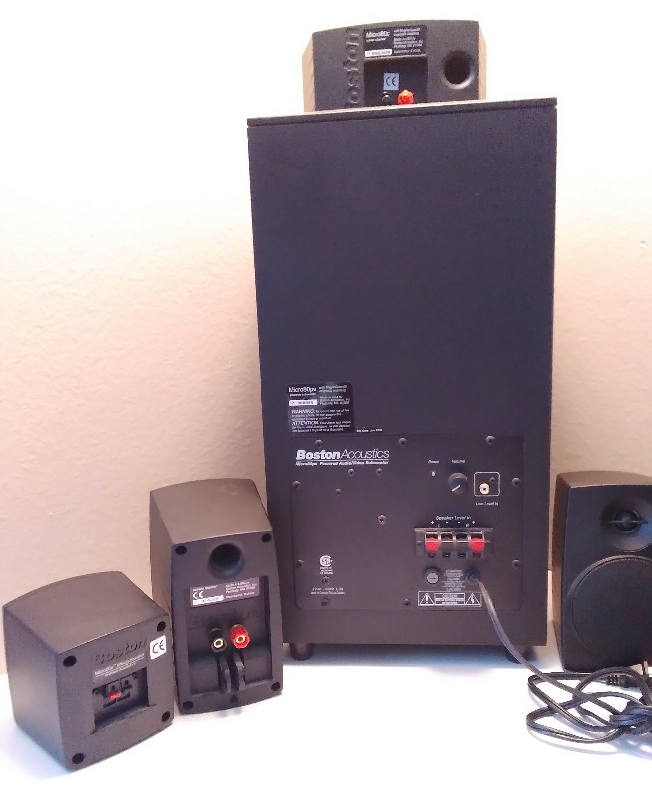 boston acoustics micro 80 pv