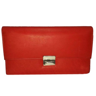 Kellnertasche Kellnerbörse Kellner Börse Bedienungs Leder Tasche Geldbörse rot