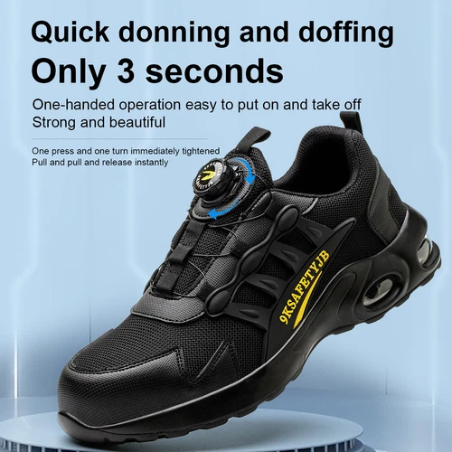 NEU Herren Sicherheitsschuhe Stahlkappe S3 Arbeitsschuhe Sportliche Schutzschuhe - Bild 4 von 16