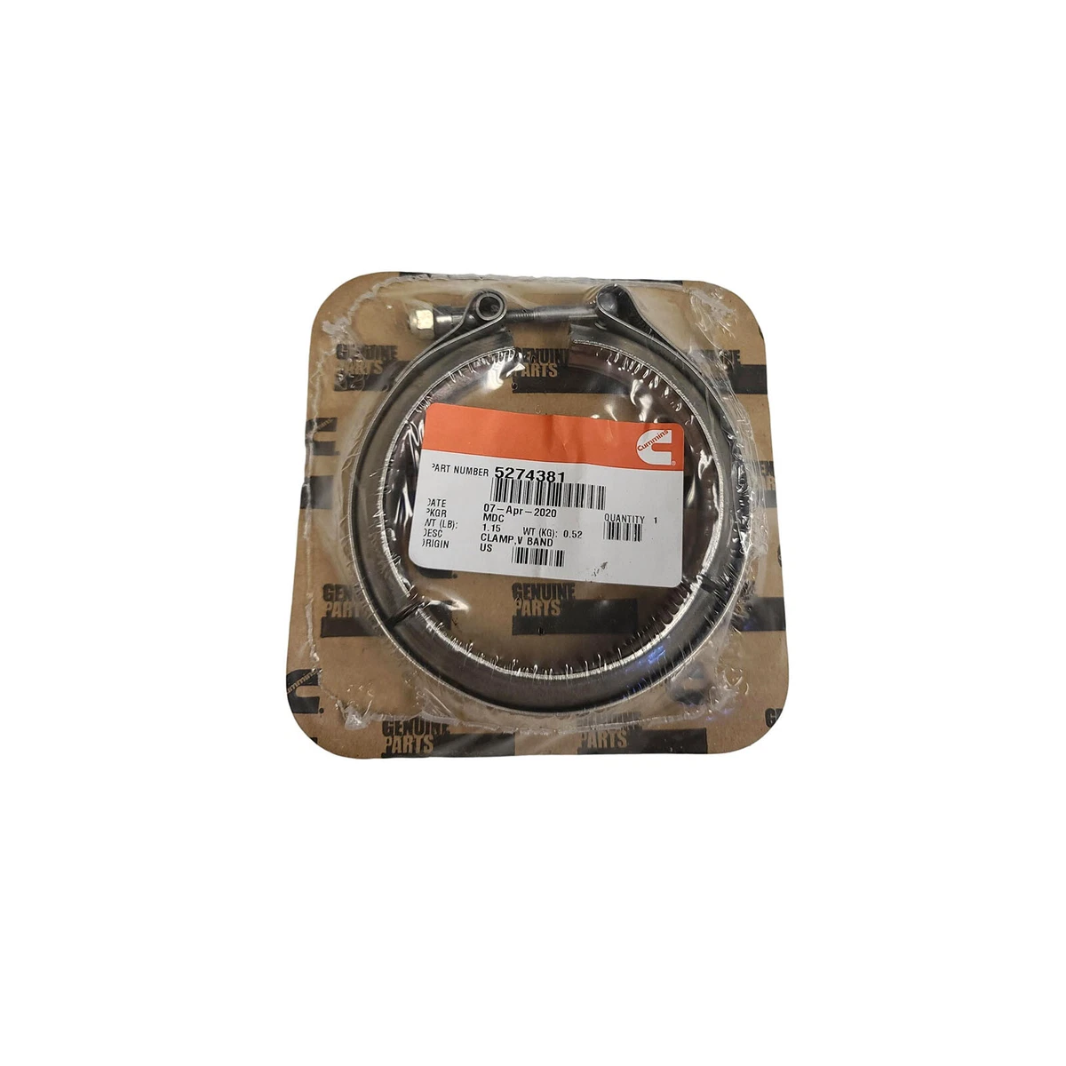 OEM CUMMINS CLAMP,V BAND 5274381 | eBay