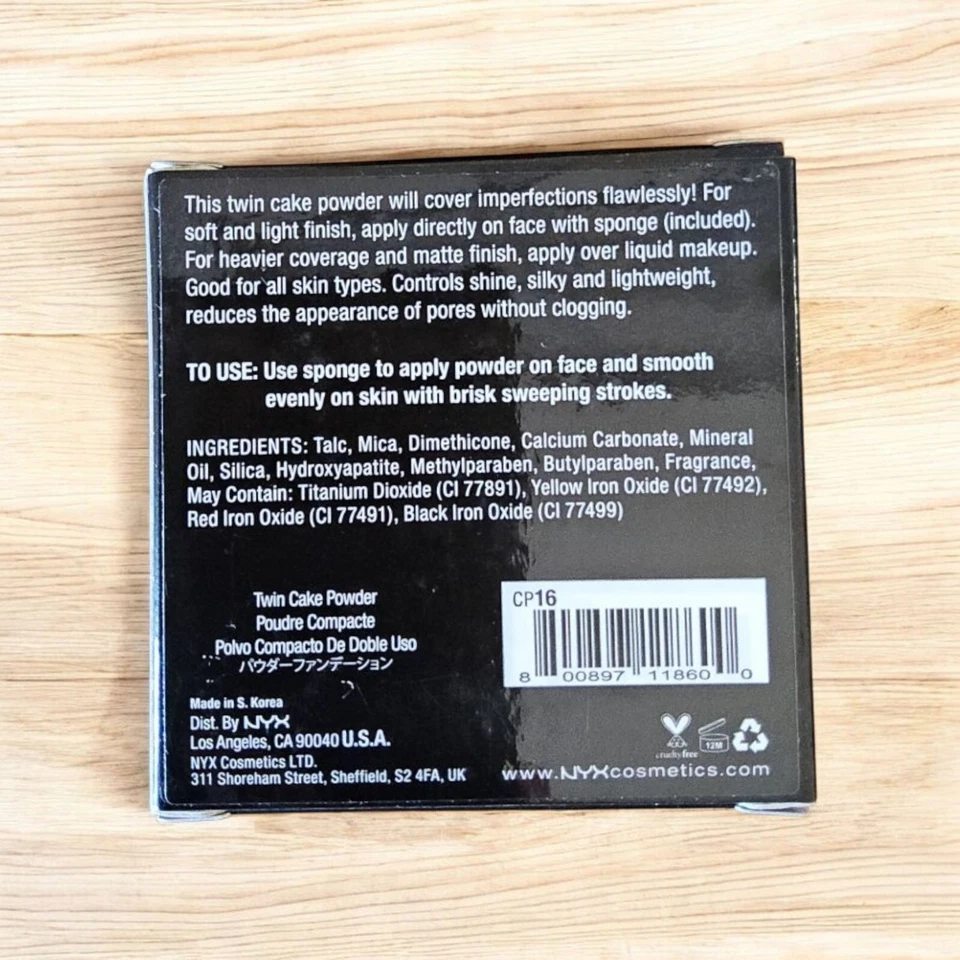 NYX COSMETICS TWIN CAKE POWDER-CP16 (TAWNY) - Image 2 of 2