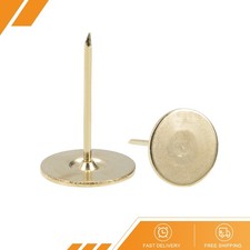 40 Set Upholstery Nails Tacks 19mmx30mm Flat Head Furniture Nails Gold