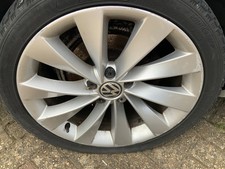 VW PASSAT CC TURBINE 18" ALLOY WHEEL & TYRES 235/40Z R18 -3C8601025D 1x ALLOY WH