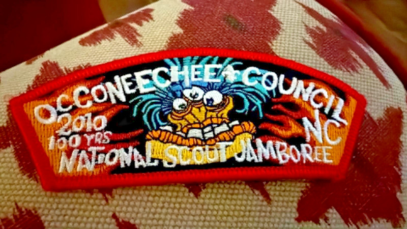 2010 NATIONAL JAMBOREE PATCH OCCONEECHEE COUNCIL NORTH CAROLINA