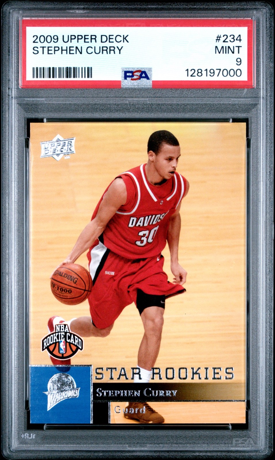 2009 Upper Deck Stephen Curry PSA 9 Rc #234