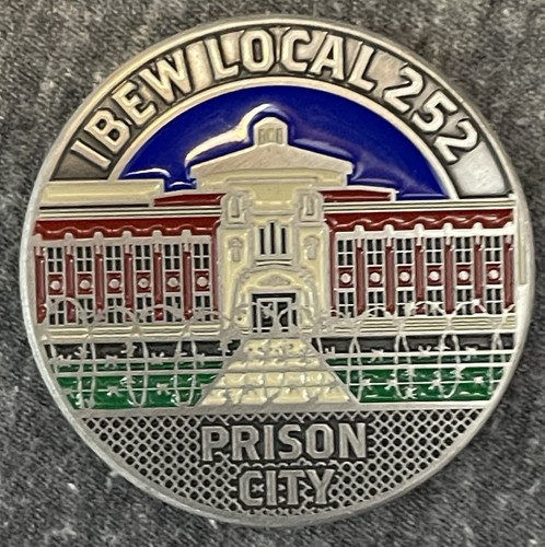 IBEW Local 252 Challenge Coin Ann Arbor Michigan Prison City