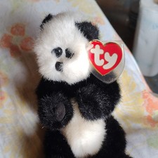 Ty Beanie Babies Panda Plush Retired Original 1994 Ages 3 3-4 Years 8-11 Years