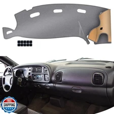 KEYOOG Dashboard Cover Dash Mat Fit for 2001-1998 Do-dge Ram 1500