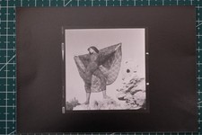 provino a contatto RITRATTO DI DONNA IN PIZZO 6x6 su carta Ilfospeed vintage