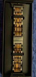 Jord Tigerwood / Space Gray Apple watch band 42mm /44mm