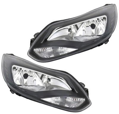 Scheinwerfer Set für Ford Focus 3 2011-2014 H1 H7 LWR Stellmotor Halogen