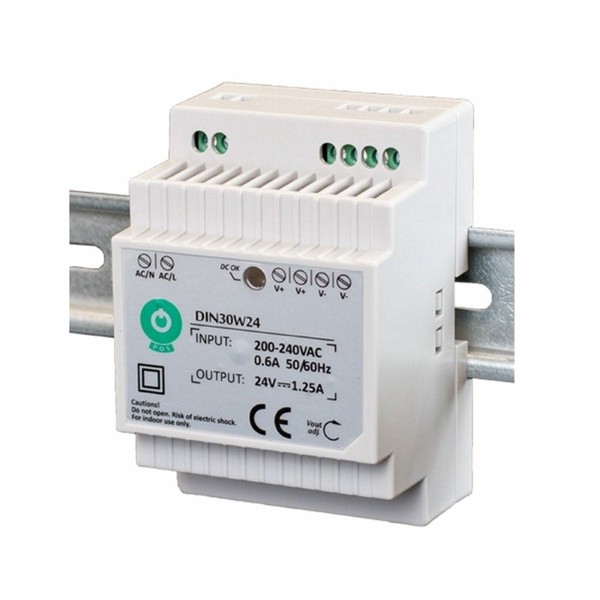 Led Hutschienen Trafo 24V Dc 30W 1,25A Netzteil Konstantspannung Din-Rail Driver-image