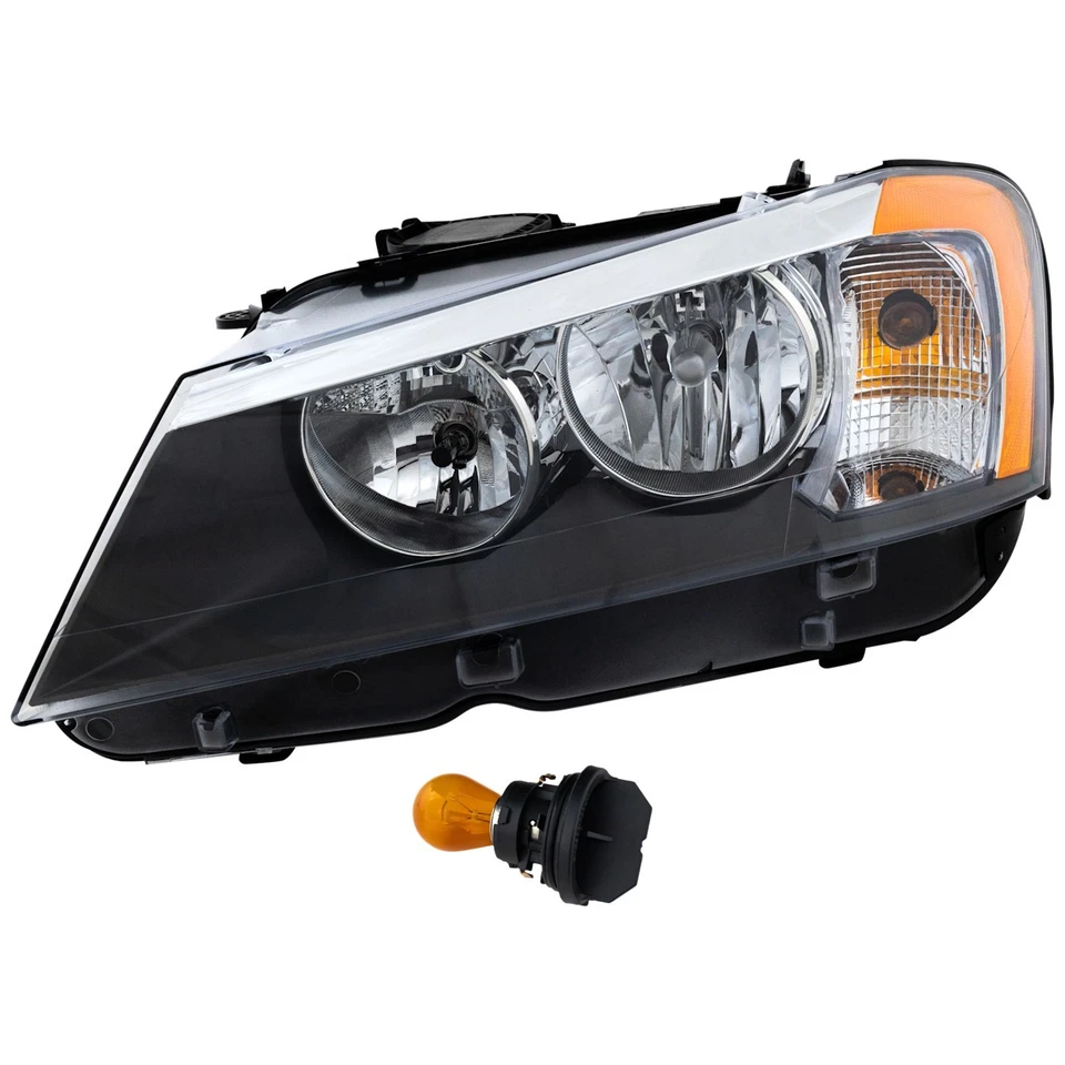 Faro lateral conductor y pasajero para BMW X3 2011-2014 halógeno con bombilla(s) Foto 3 de 4