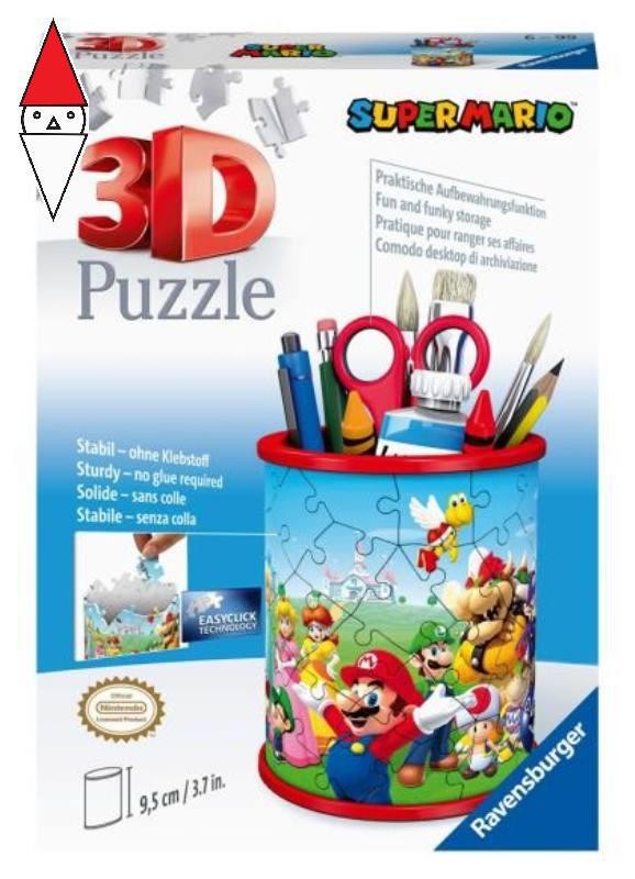 PUZZLE 3D RAVENSBURGER PUZZLE 3D PORTAPENNE SUPER MARIO