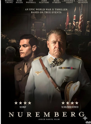 Nuremberg 2025 DVD Movie Courtroom Drama/Psychological Thriller
