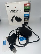 Google Chromecast 4K TV Streaming Device Blac...