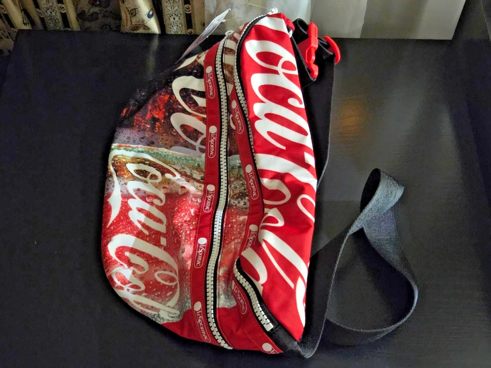 Raro LeSportsac Coca-Cola | Riñonera Nuevo con Etiquetas Bolso Cinturón Foto 3 de 4
