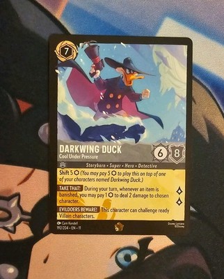 Lorcana Darkwing Duck - Cool Under Pressure x1 Near Mint from Winterspell (11)