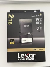 Lexar SL400 2TB Portable SSD with Hub, Black