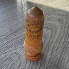 SMALL ANTIQUE BOXWOOD BOX - ANTI-MIGRAINE PENCIL