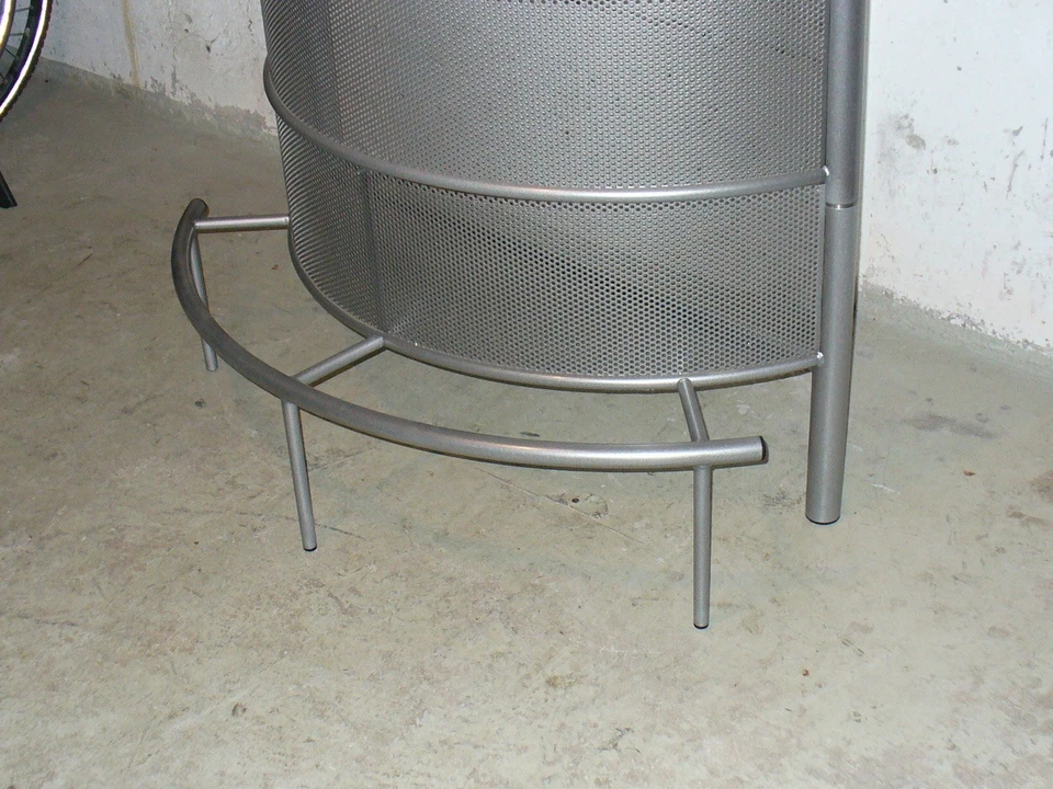 Schöner Bar + 2 Hocker In Edelstahloptik - Bild 3 von 4