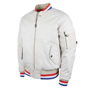 Spada Airforce MA1 Royale Waterproof Motorcycle Jacket Ivory