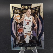 Lucy Olsen 2025 Panini Select WNBA #40  Silver Prizm Rookie MYSTICS RC