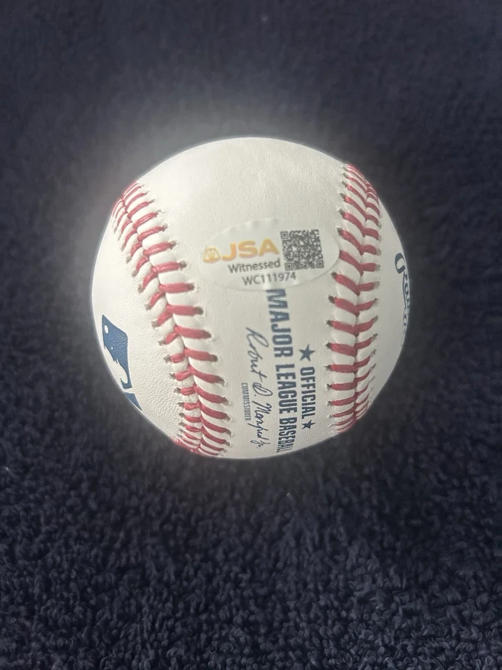 JIMMY ROLLINS SIGNED AUTOGRAPHED 2007 NL MVP OML BASEBALL JSA COA PHILLIES - Image 3 of 3