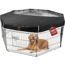 PJYuCien Playpen Top Cover for 24'' Width 8 Panel Pen, Black