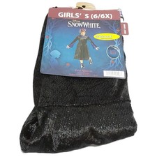 Disney Snow White "Evil Queen" Child Costume Dress Hood Girls Size S 6/6X