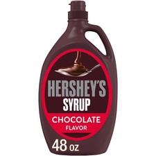 Hershey's Chocolate Flavored Syrup, Bulk Bottle 48 oz