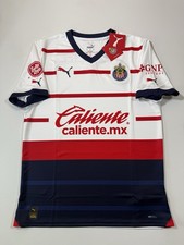 Chivas De Guadalajara Jersey Mens Medium White Puma Soccer Away 2023 2024 NWT