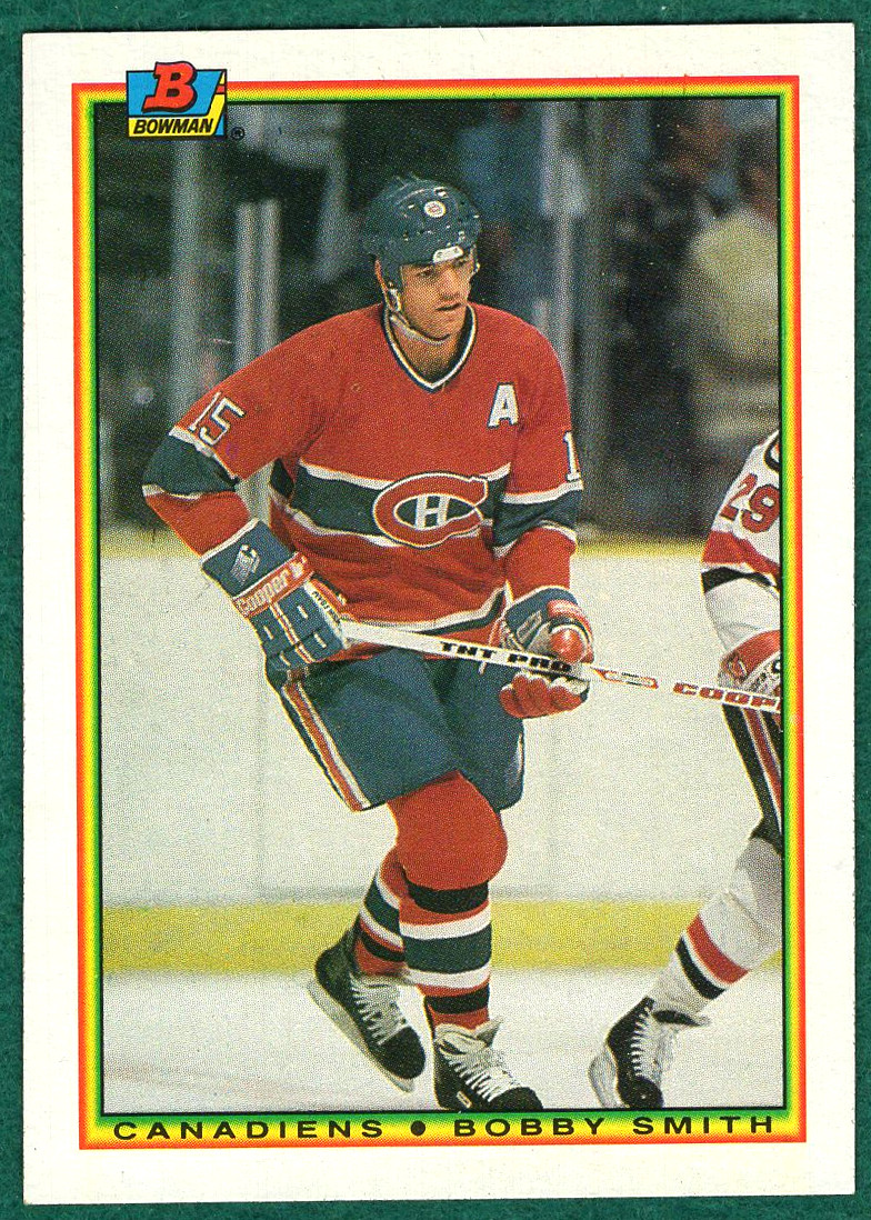 Bobby Smith - 1990-91 Bowman #51 - Montreal Canadiens Hockey Card