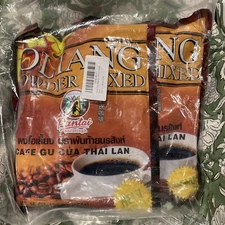 2 Pantai Oliang Thai Coffee Powder Mix (Pantainorasingh) Brand 16 oz