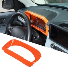 ABS Orange Interior Dashboard Frame Trim Cover For Ford Maverick 2022-2025