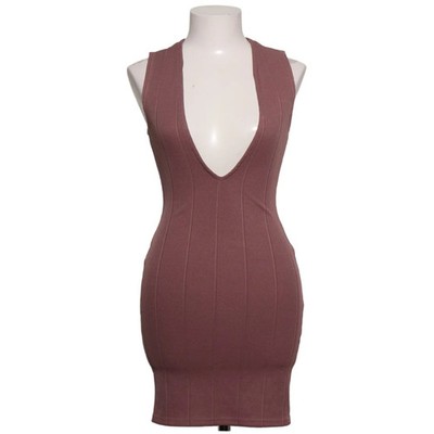 PrettyLittleThing, Kleid, Größe: 36, Pink, Einfarbig, Rippenstrick, Damen #s72