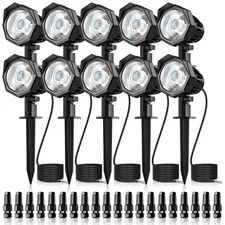 15W 1500LM Low Voltage Landscape Lighting 12-24V Warm White LED Landscape Lig...