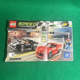 Lego Speed Champions 75874 Chevrolet Camaro Drag Race Black Car w/ Minifig