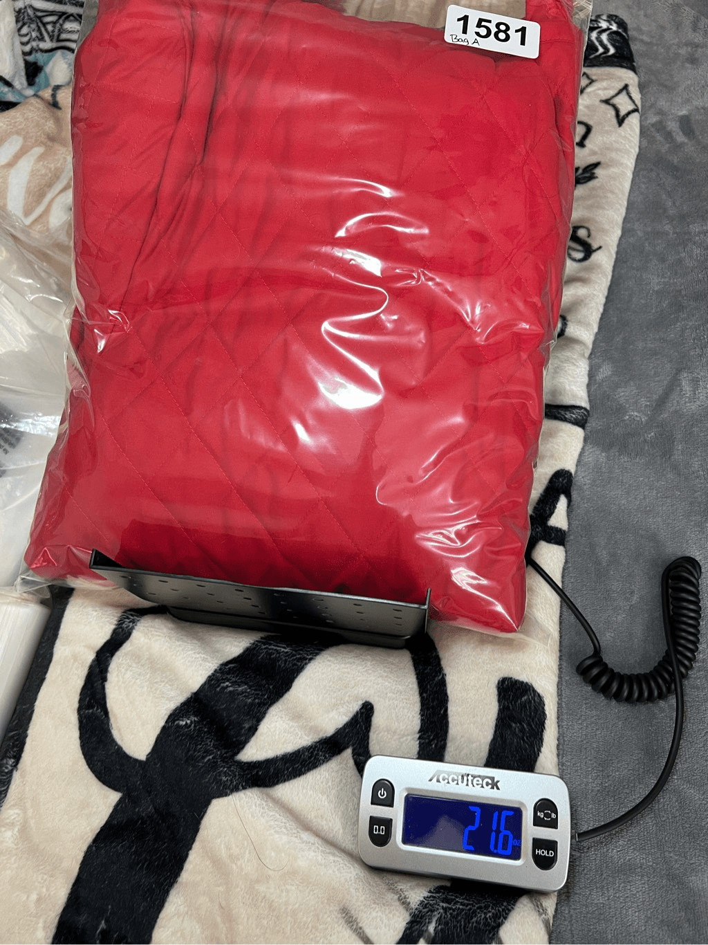 Pendleton Jacket Womens Large Red Puffer Diamond … - image 8