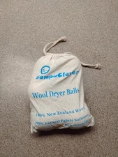 Wool Dryer Balls Lot of 6, CompuClever 100% New Zealand Wool Eco Friendly