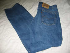 Vintage Levi's 505 Men's Orange Tab Denim Jeans 36 x 30