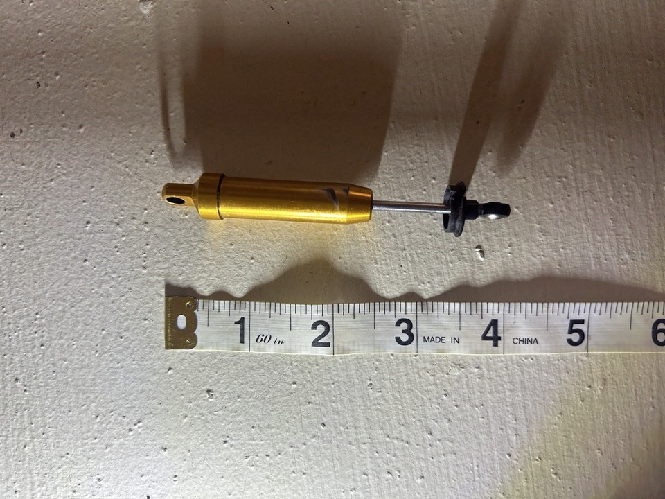 Rc Vintage Car gold shocks 1/10 Rare HTF Fits Tamiya Kyosho Traxxas Hpi ...