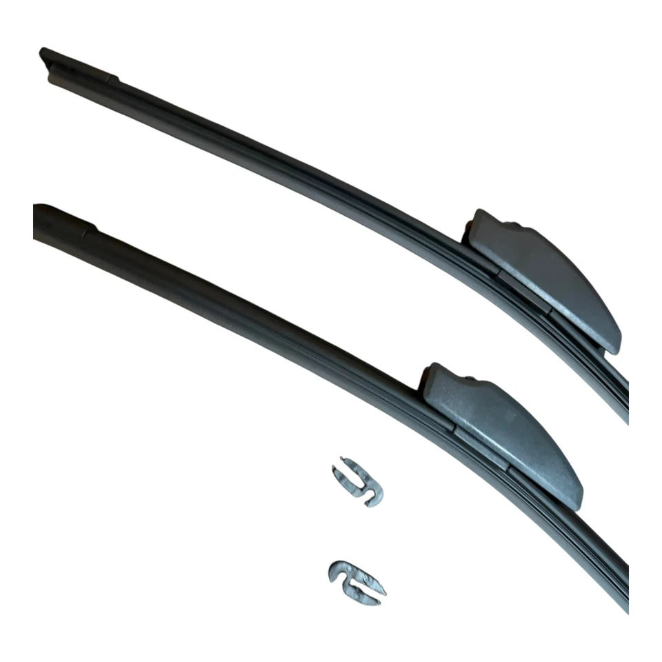 Fits MINI Cooper R53 18/19" Aero Front Retro Wiper Blades Flat PAIR Cooper S JCW - Image 2 of 4