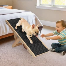iPetba Dog Ramp for Bed & Couch for Small Dogs - Joint-Friendly, Anti-Slip