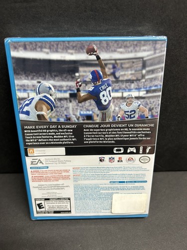 MADDEN 2013 13 FOR NINTENDO WII U BRAND NEW AND FACTORY SEALED! - Picture 2 of 2