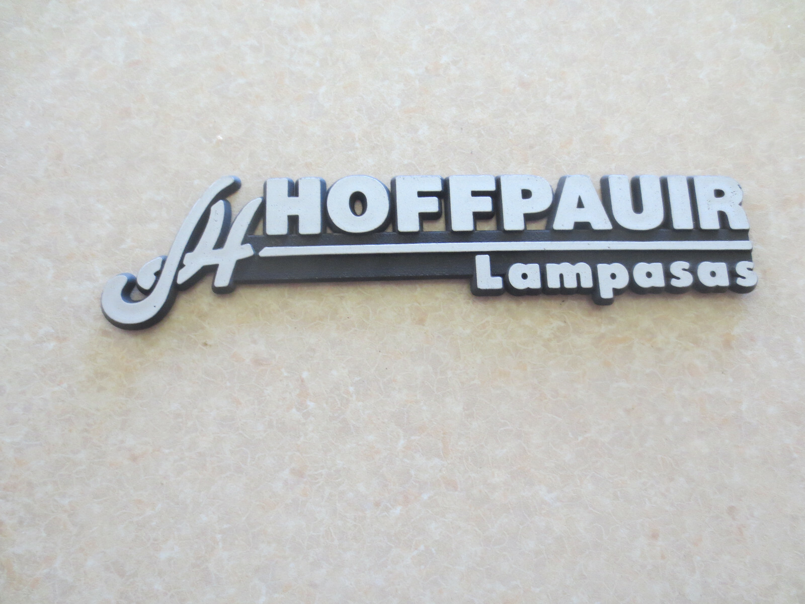 Hoffpauir Chevrolet dealership car badge Lampasas Texas USA eBay